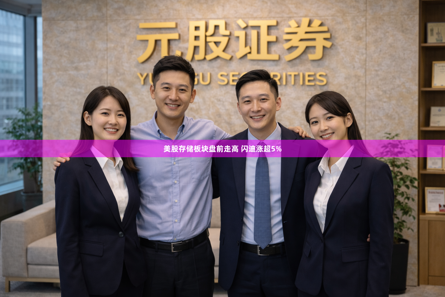 美股存储板块盘前走高 闪迪涨超5%