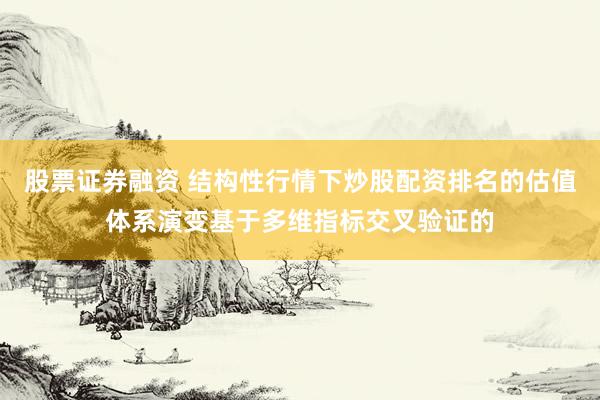 股票证券融资 结构性行情下炒股配资排名的估值体系演变基于多维指标交叉验证的